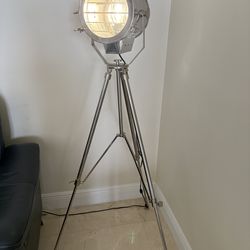Nautical tripod floor lamp