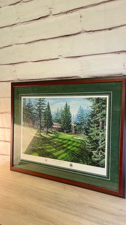 1998 80th PGA Championship Gordon Wheeler Signed Art Print