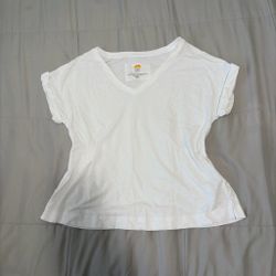 Simple white t large women’s