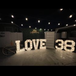 ✨ Marquee Letters & Numbers ✨