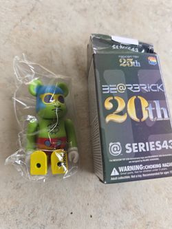 Medicom BE@RBRICK Series 43 Keith Haring Andy Mouse 100% Sealed w Box Bearbrick