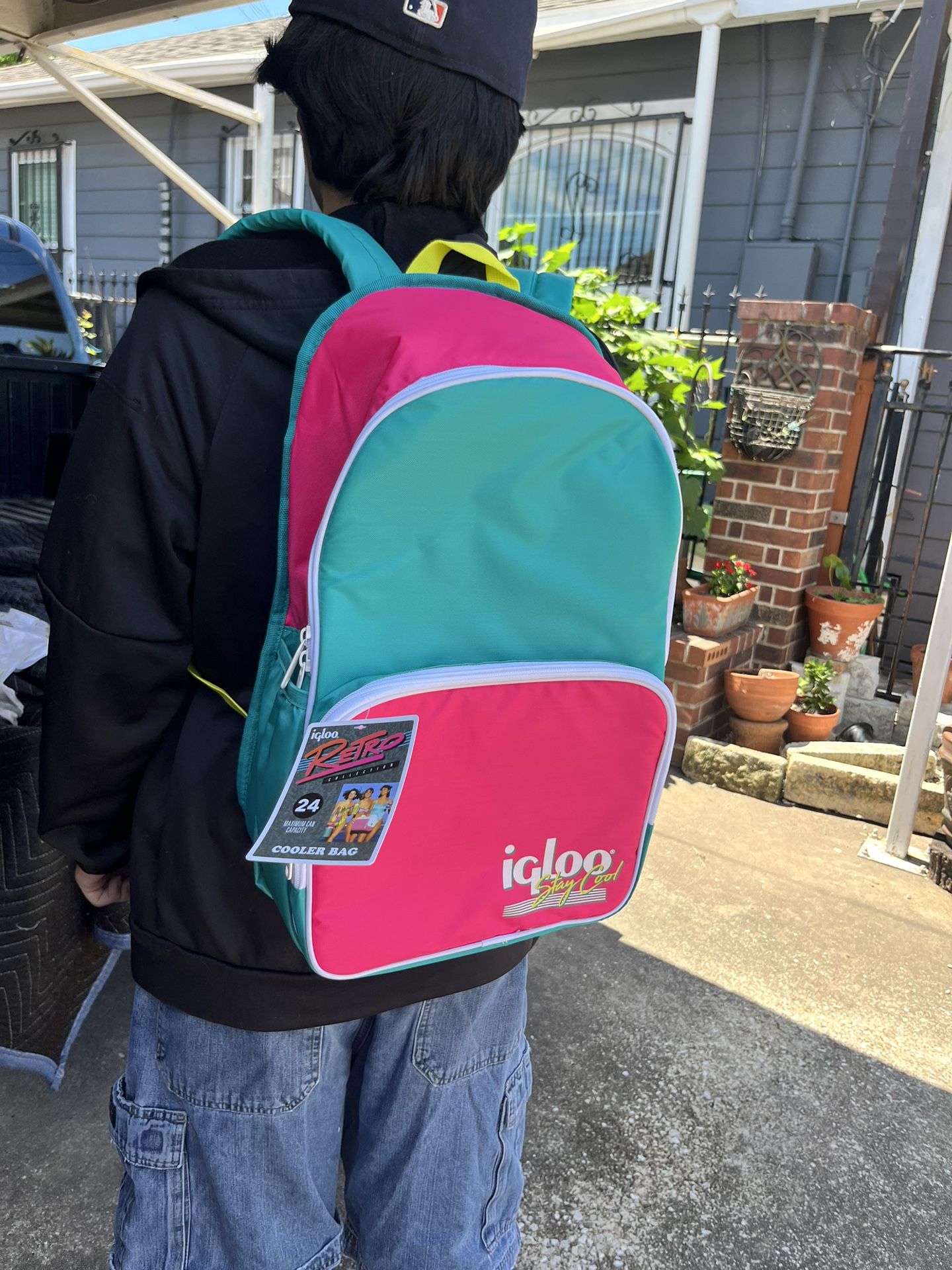 New Retro Backpack Cooler