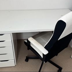 IKEA Desk Kallax Chair Combo Study Work Room Student Desk