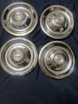 Chevy Motor Division hub caps/ Dog Dish