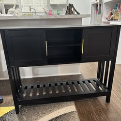 Black cabinet