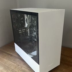 Mid-tower PC gaming case NZXT airflow case ASUS prime Z390 motherboard