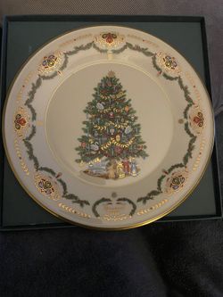 Lenox Collectors Christmas Tree Plate