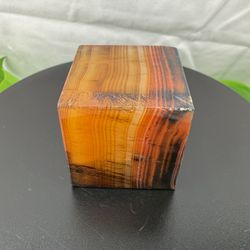 Crystal Sardonyx Floating Cube