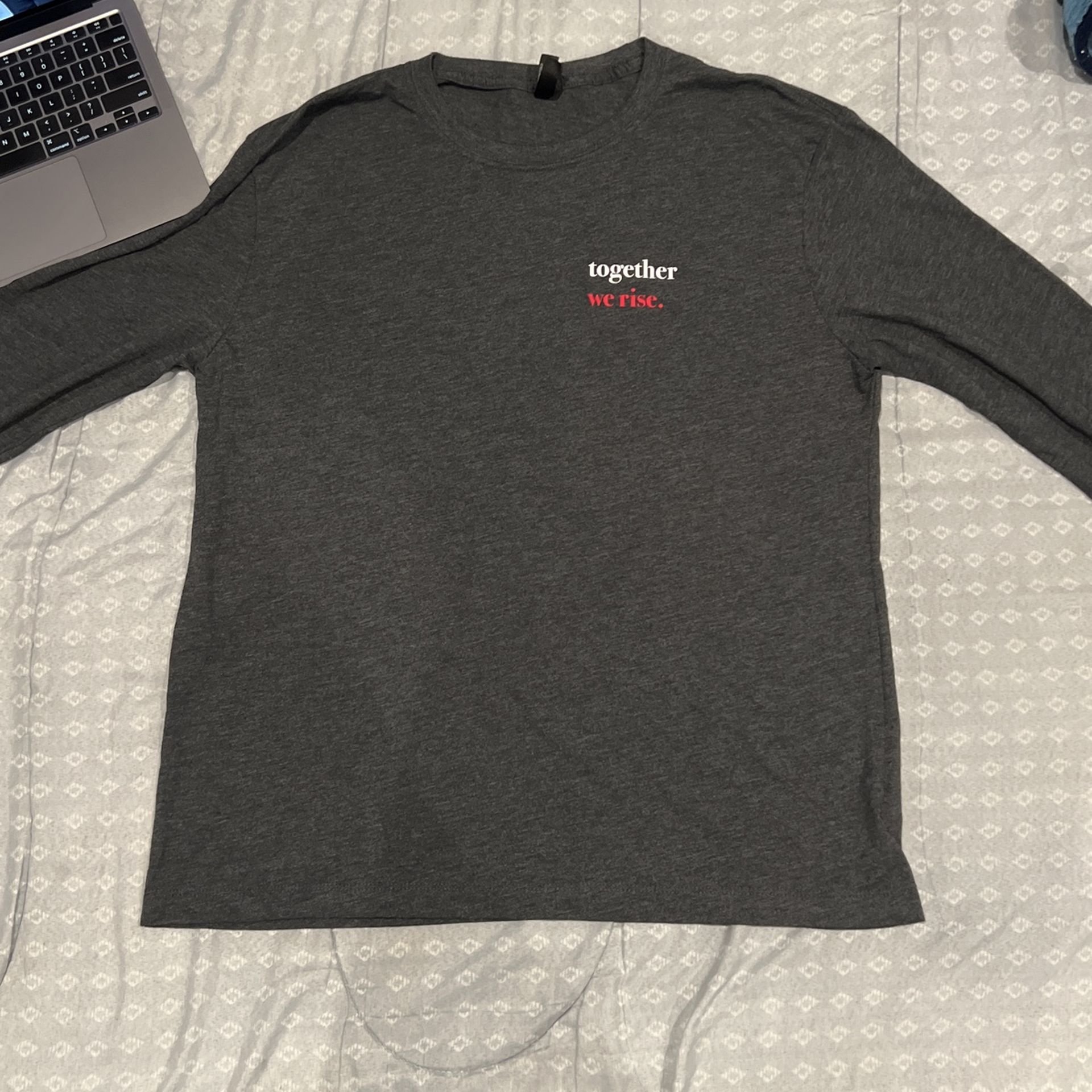 XL Grey Together We Rise Long Sleeve