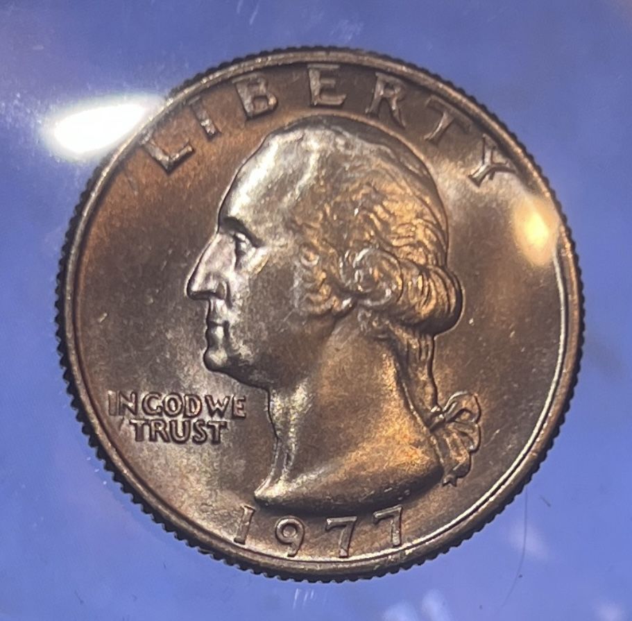 1977 Washington Quarter BU MS Coin
