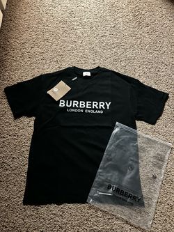 Burberry London England Black Logo T-Shirt