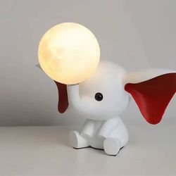💥 Cute Elephant Table Lamp, New In Box