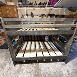 Full over full bunk bed