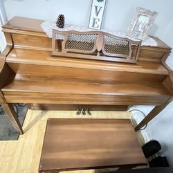 Piano With Stool