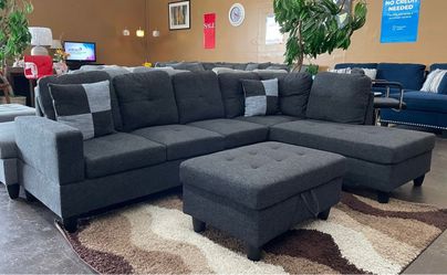 Sectional and Ottoman SALE Only $499! 🔥