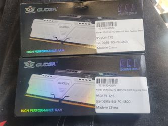 DDR5  16gb (8x2) 4800mhz