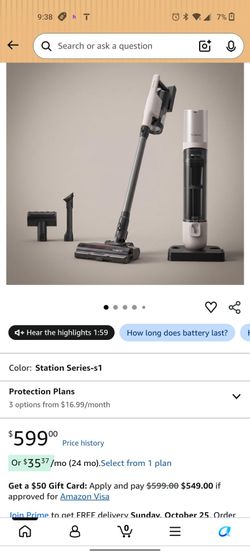 Tineco Station Series S1 Cordless Vacuum