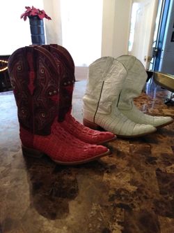 Buts red and white $90.00.8.5 size