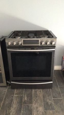Samsung touch screen stove and oven