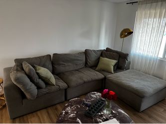 Down East Home Modular Sectional Sofa | 4-Piece | Originally $3,800