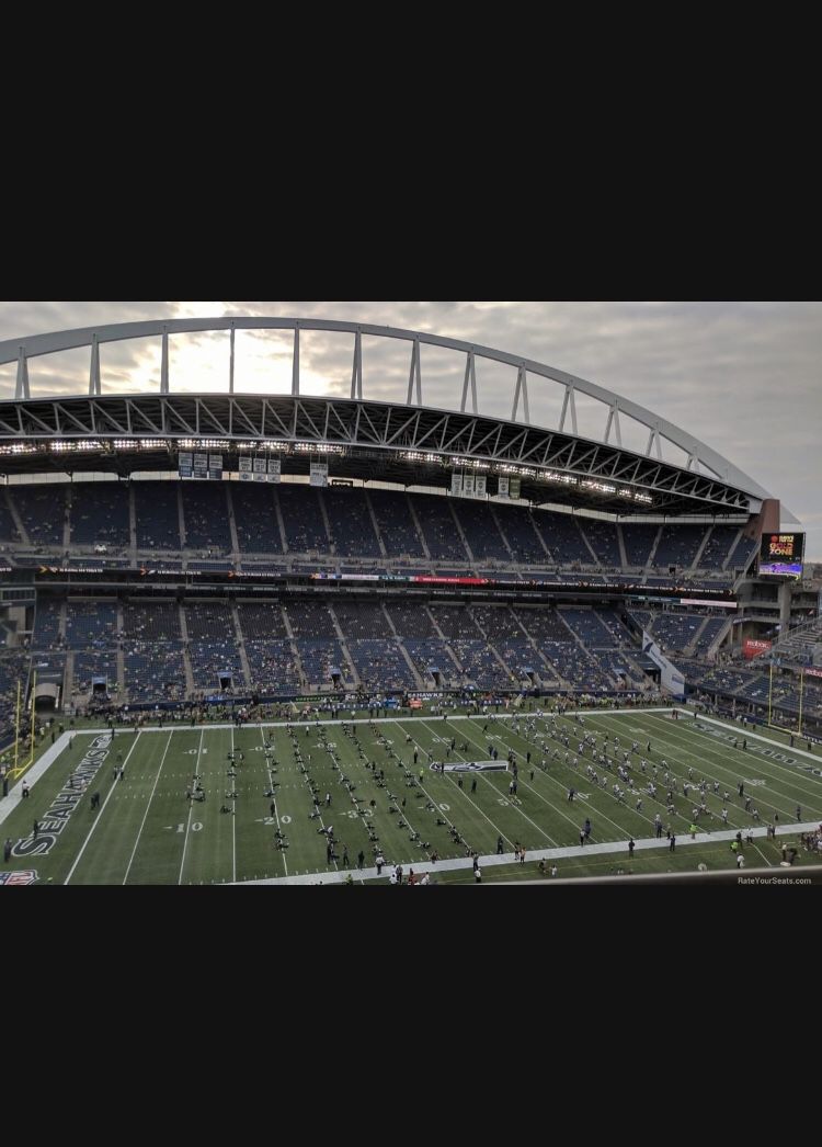 3 Seahawks Vs Jaguars Tickets 10/31 $250 For All
