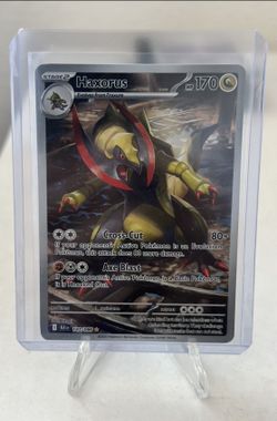 Pokemon TCG Haxorus 147/086 Black Bolt IR - $45