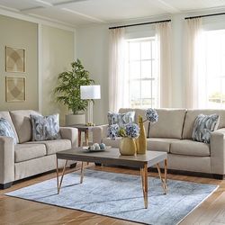 New sofa and loveseat