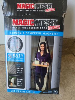 Magic Mesh Screen  Door