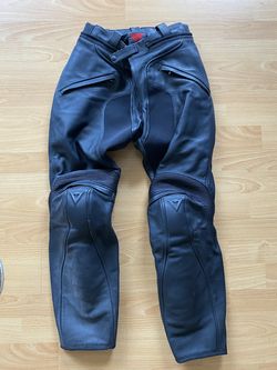 Womens Dainese Black Leather Motorcycle Pants