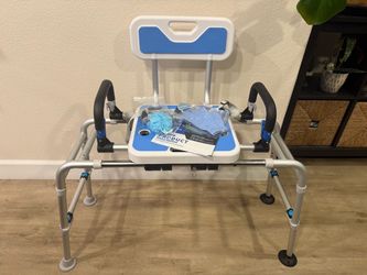 BRAND NEW Drseats Sliding Shower Chair / Tub Transfer Bench – 500 lb Capacity