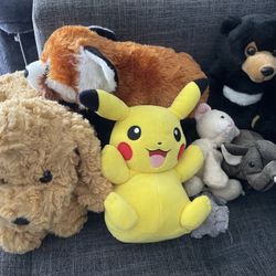 Various Stuffed Animals