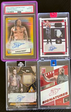 Sick Damian Priest auto lot.