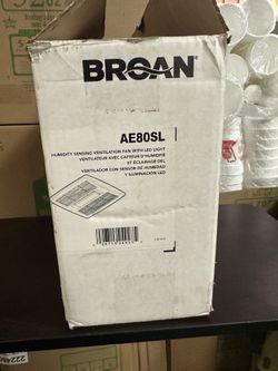 [181]. Broan-NuTone Flex™ Series 80 CFM 0.7 Sones Humidity Sensing Ventilation Fan Light Energy Star