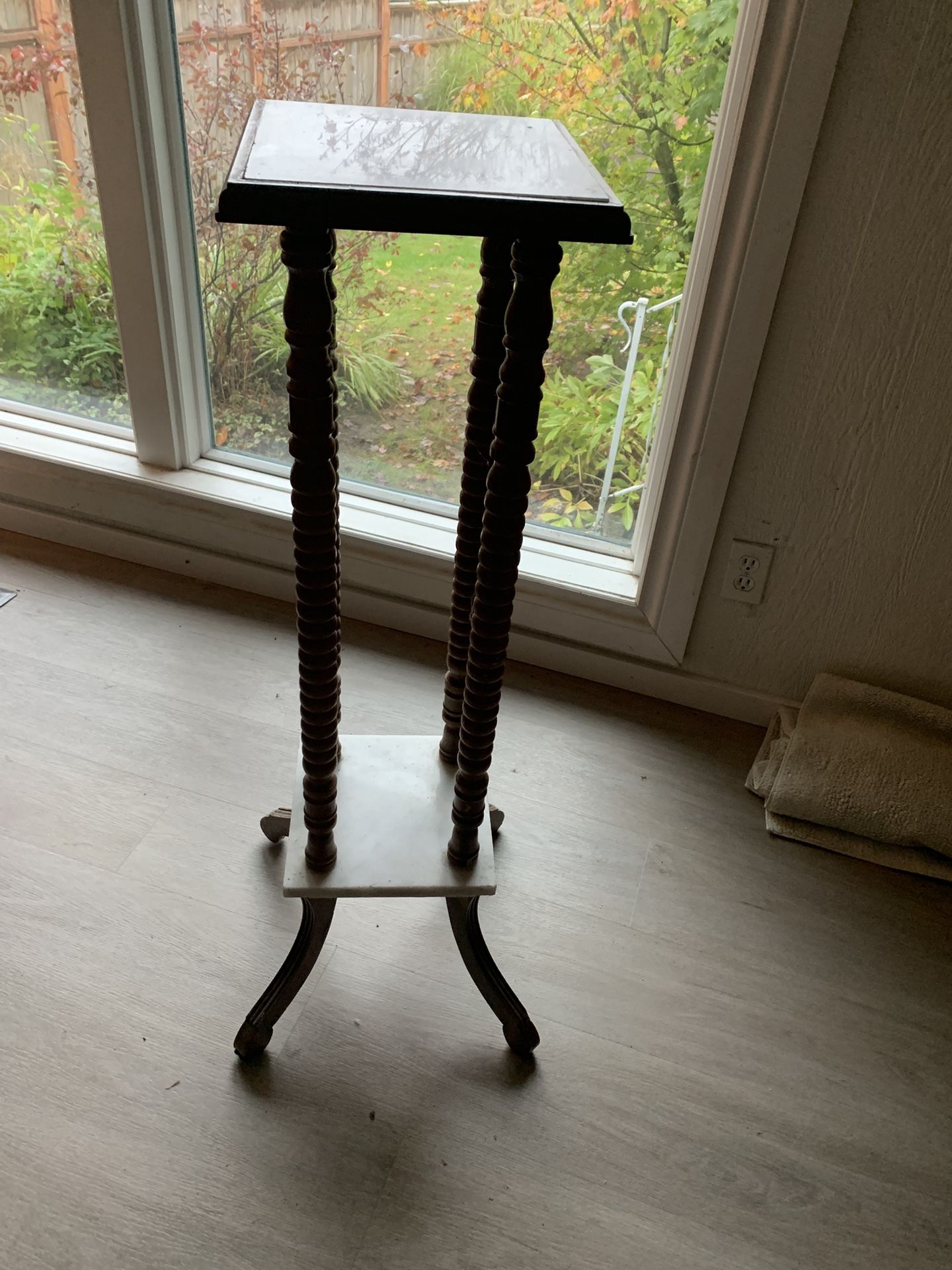 Marble Plant Stand