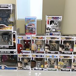 Assorted Funko Pop Lot of 15 (Common, Exclusives, Etc.)