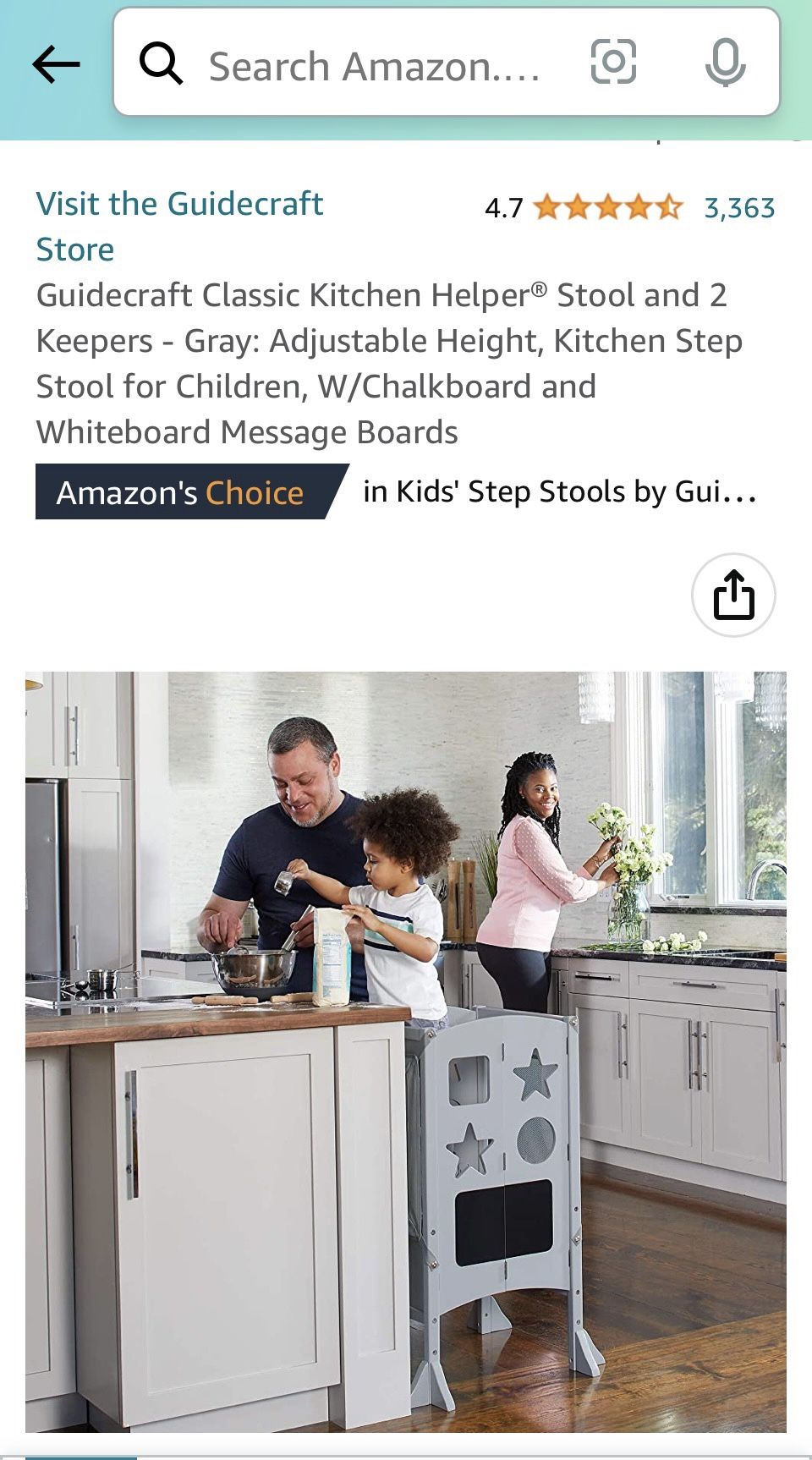 Guidecraft—Learning Tower / Kitchen Helper stool