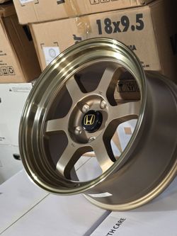 16x8.0 NEW BRONZE MST TIME ATTACK WHEELS/RIMS. 5X114.3