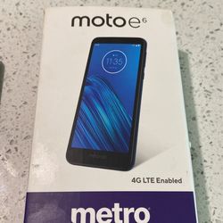 Smart phone Moto E6