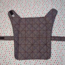 St. Johns Bark Plaid Dog Coat, Large-dog , Brown