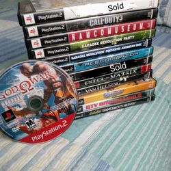 Ps2 Games Lot