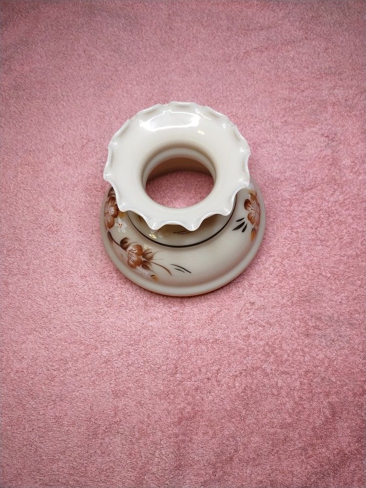 Student  Ecru Lamp Shade.   Antique