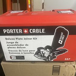 New Porter Cable 557  Deluxe Plate Joiner Kit