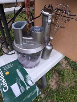 Cuisinart  hand deluxe blender  with  food processor  like new