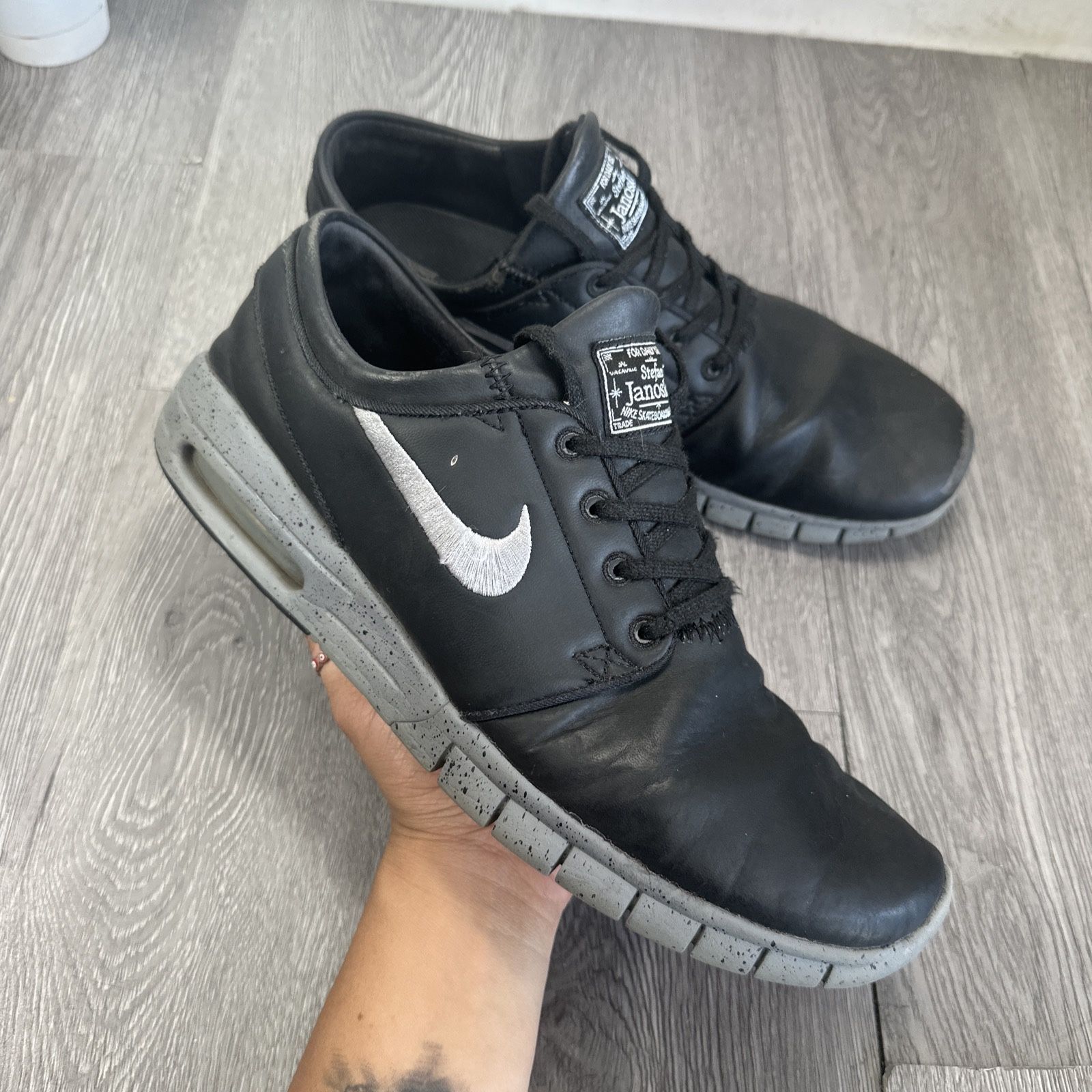 Nike Air Stefan Janoski Max Premium Leather QS NYC Men's Size