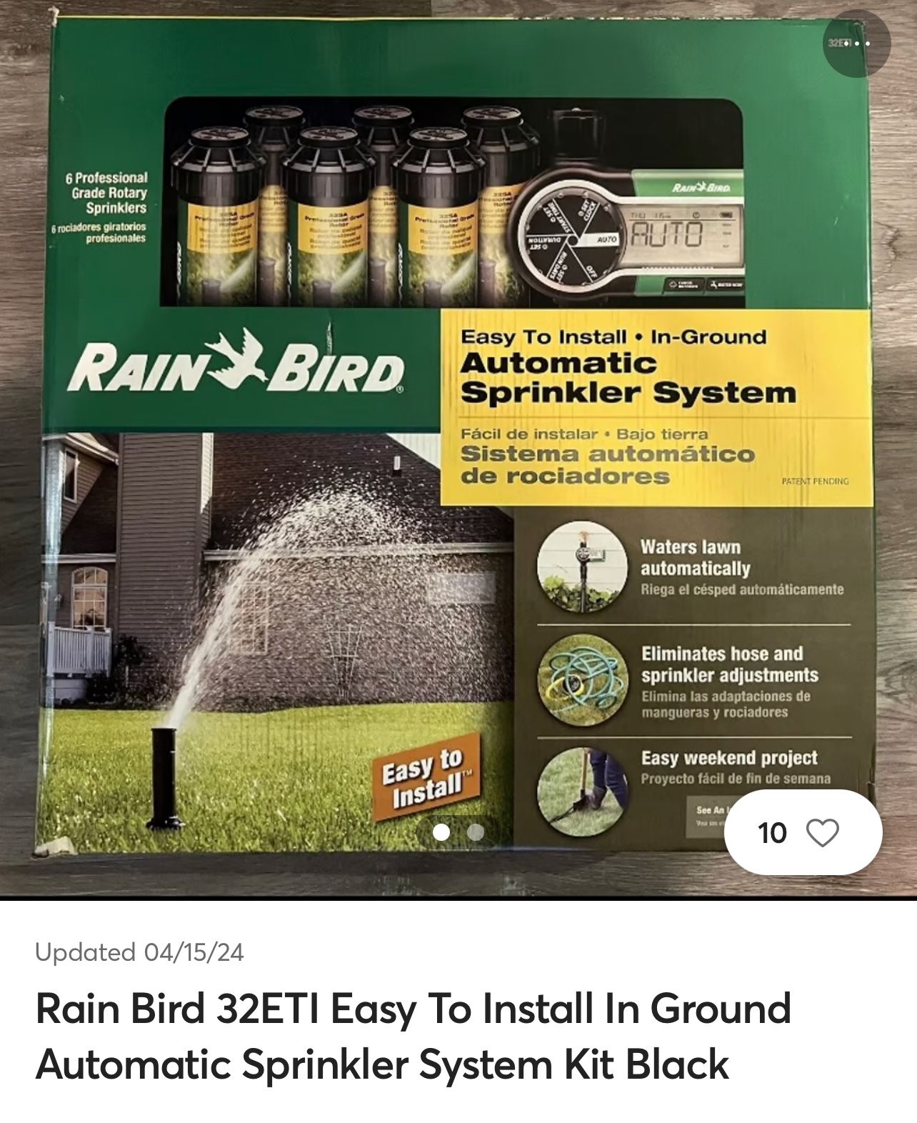 Rain Bird Sprinkler System