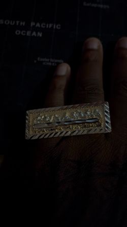 Gold filled last supper ring