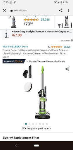 Eureka AirSpeed Ultralight Compact Super Powerful Vacuum