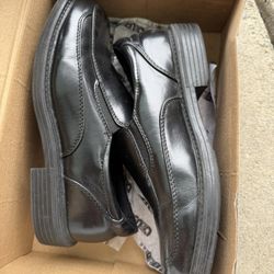 Kid Black Dress Shoes