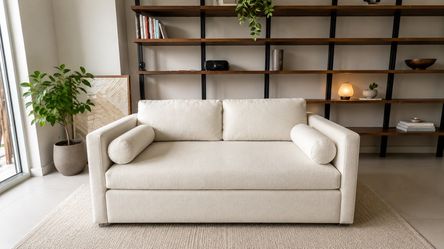 Crate & Barrel Aris 74" Bench Apartment Sofa