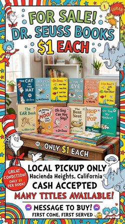 Used dr Seuss children picture books